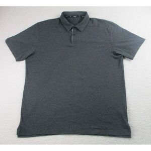 Public Rec Polo Shirt Mens 2XL Gray Short Sleeve Pima Cotton Performance Stretch